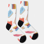 Chaussette Motif de livre (Droite)