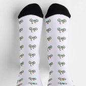 Chaussette motif de logo Funky Bicycle Crew (Haut)
