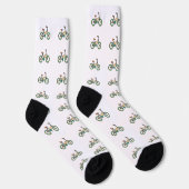 Chaussette motif de logo Funky Bicycle Crew (Droite)