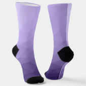 Chaussette Motif de maillage géométrique violet ultra violet (Angulaire)