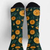 Chaussette Motif de Marigolds (Haut)