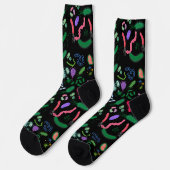 Chaussette Motif de microbiologiste (Gauche)