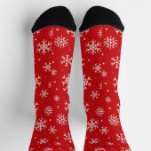 Chaussette Motif de neige de Noël (Haut)