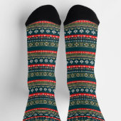 Chaussette Motif de Noël nordique (Haut)