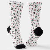 Chaussette Motif de Noël Rouge Blanc et Vert (Angulaire)
