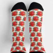 Chaussette Motif de Noël rouge et or (Haut)