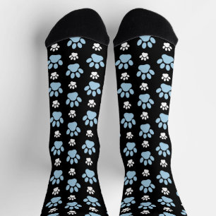 Chaussette Motif De Pailles, Paniers Bleus, Pailles De Chien,