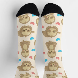 Chaussette Motif De Parfums, Mignons Parfums, Coeurs