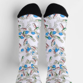 Chaussette Motif de pilules saupoudrées (Haut)
