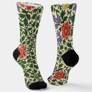 Chaussette Motif de pivoine de chinoiserie vintage Owen Jones