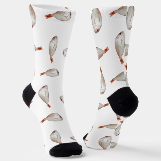 Chaussette Motif de poisson (Angulaire)