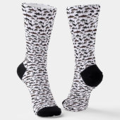 Chaussette Motif de poissons d'eau douce (Angulaire)
