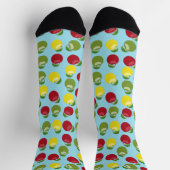 Chaussette Motif de pommes colorées (Haut)