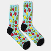 Chaussette Motif de pommes colorées (Droite)