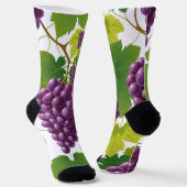 Chaussette Motif de raisins (Angulaire)