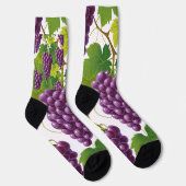Chaussette Motif de raisins (Droite)
