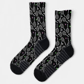 Chaussette Motif de raquette de tennis (Gauche)