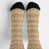 Chaussette Motif de rennes de Noël (Haut)