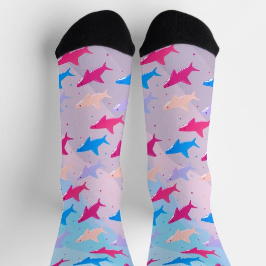 Chaussette Motif de requin adorable (Haut)