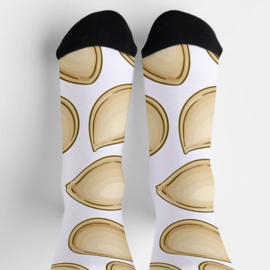 Chaussette motif de semences citrouille (Haut)