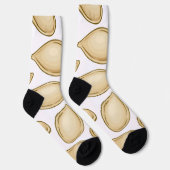 Chaussette motif de semences citrouille (Droite)