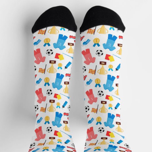 Chaussette Motif de sport de baseball (Haut)