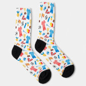 Chaussette Motif de sport de baseball (Droite)