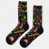 Chaussette Motif de surface Florale - Papier peint Fleurs Des (Gauche)