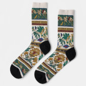 Chaussette motif de tapis serbe 2 (Gauche)