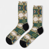 Chaussette motif de tapis serbe 3 (Gauche)