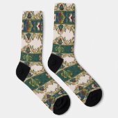 Chaussette motif de tapis serbe 3 (Droite)