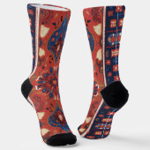 Chaussette Motif de tapis serbe 7 (Angulaire)