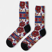 Chaussette motif de tapis serbe 8 (Gauche)