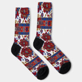 Chaussette motif de tapis serbe 8 (Droite)