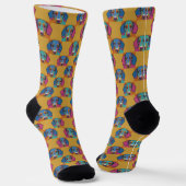 Chaussette Motif de teckel (Angulaire)