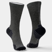 Chaussette motif de texture de cuir (Angulaire)