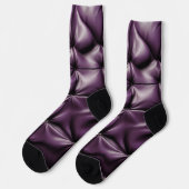 Chaussette Motif de texture en cuir transparent (Gauche)