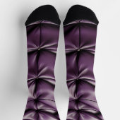 Chaussette Motif de texture en cuir transparent (Haut)