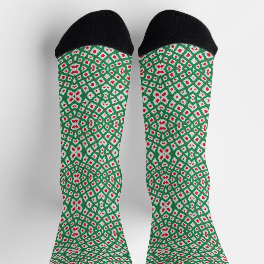 Chaussette Motif de vacances de Noël (Haut)
