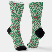 Chaussette Motif de vacances de Noël (Angulaire)