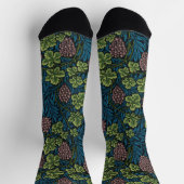 Chaussette Motif de vignes, William Morris (Haut)