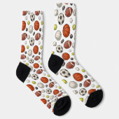 Chaussette Motif d'équipements sportifs (Droite)