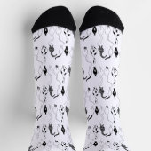 Chaussette Motif des boutons de chat (Haut)