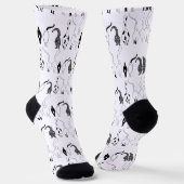 Chaussette Motif des boutons de chat (Angulaire)