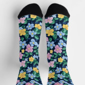Chaussette Motif des fleurs de printemps (Haut)