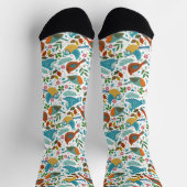 Chaussette Motif des oiseaux d'hiver mignons (Haut)