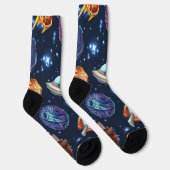 Chaussette Motif d'espace (Droite)