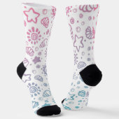 Chaussette Motif d'été (Angulaire)