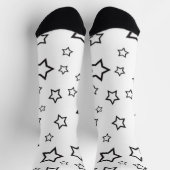 Chaussette Motif d'étoiles (Haut)