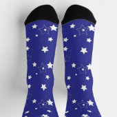 Chaussette Motif d'étoiles (Haut)